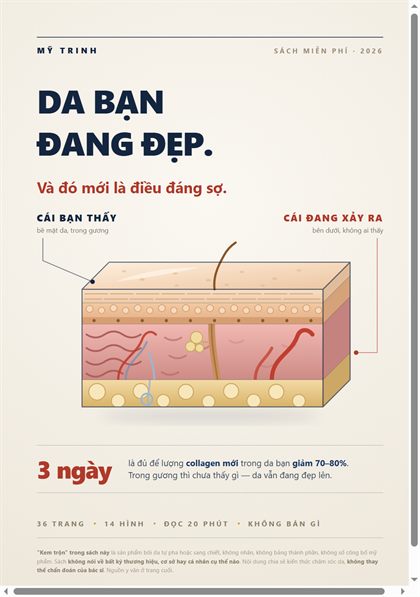 Bìa sách Da Bạn Đang Đẹp — Và đó mới là điều đáng sợ
